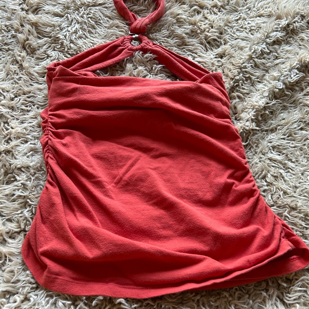 VS Orange Halter Top